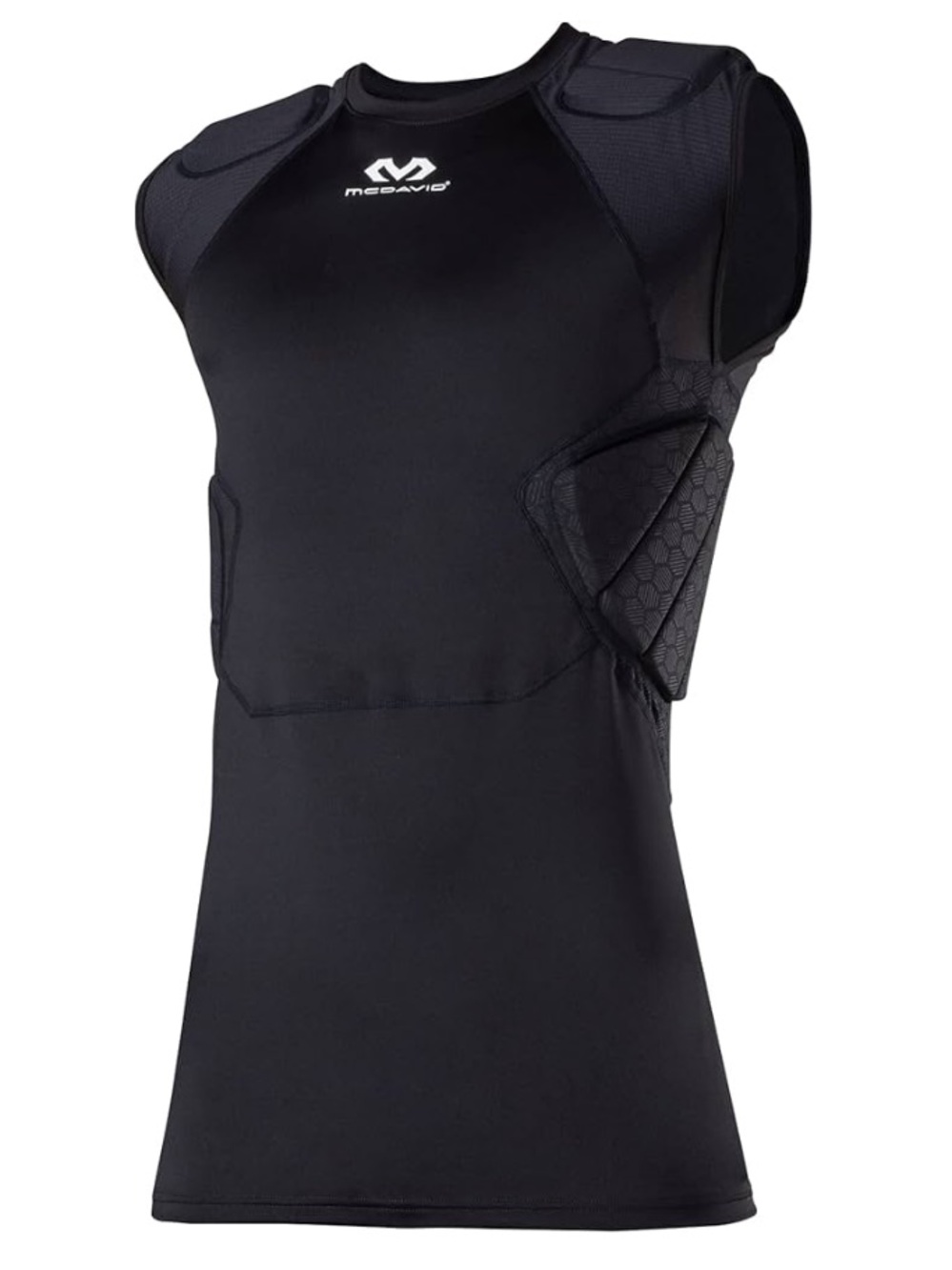 (9) NWT MCDAVID rival integrated padded shirt for football